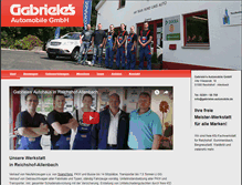 Tablet Screenshot of gabrieles-automobile.de